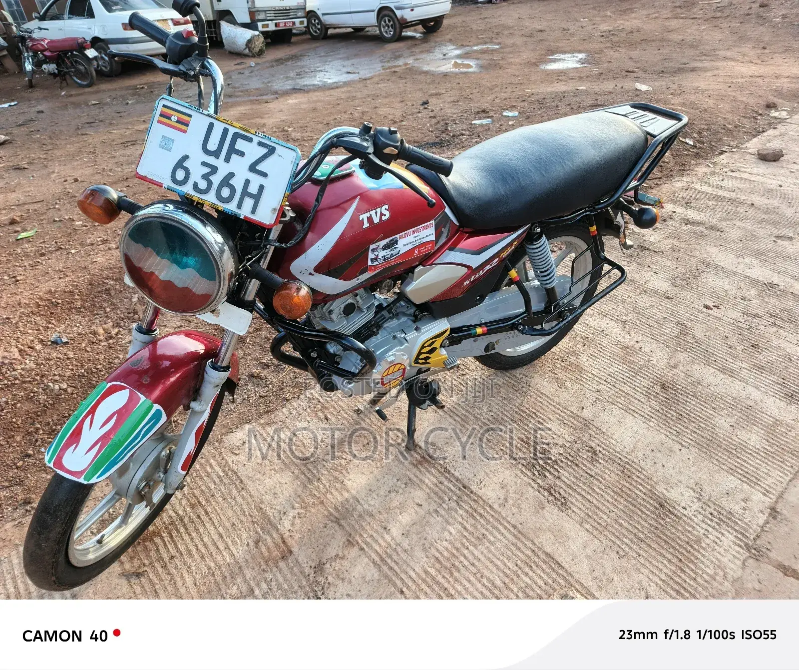 TVS HLX 125 2025 Orange