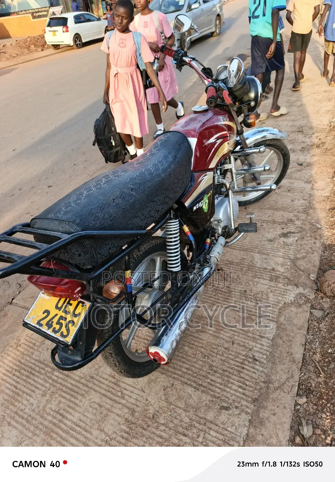 TVS XL 100 2016 Red