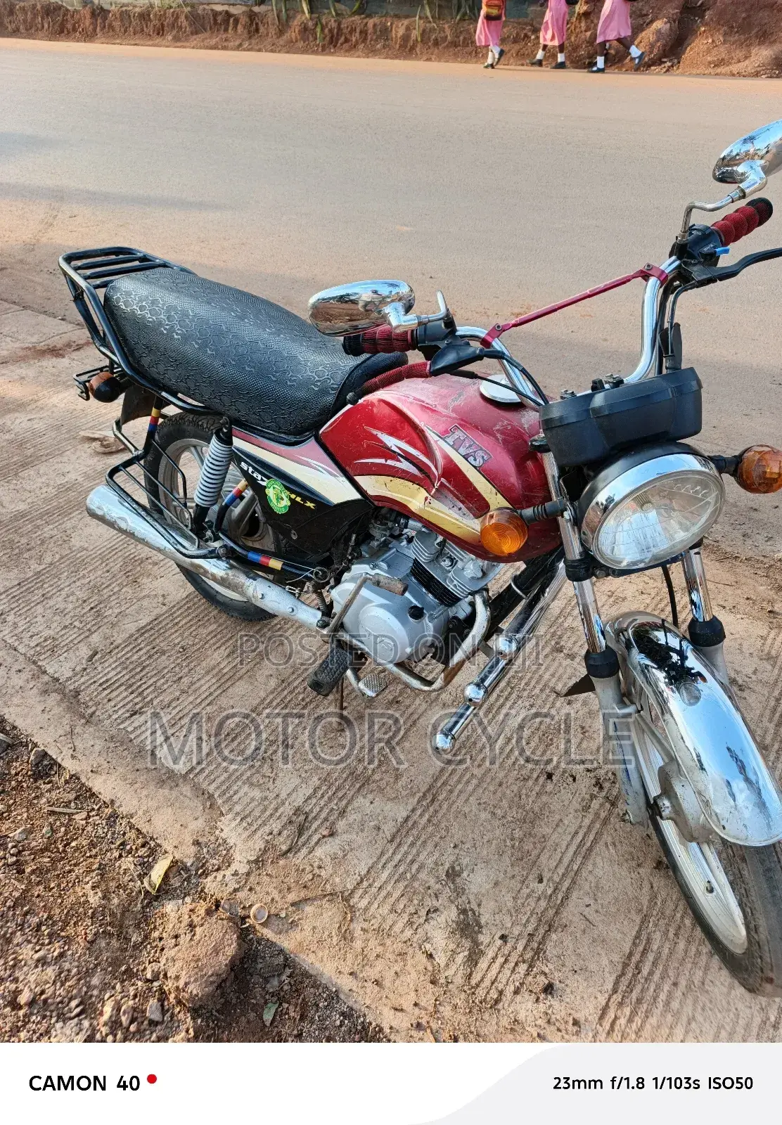 TVS XL 100 2016 Red