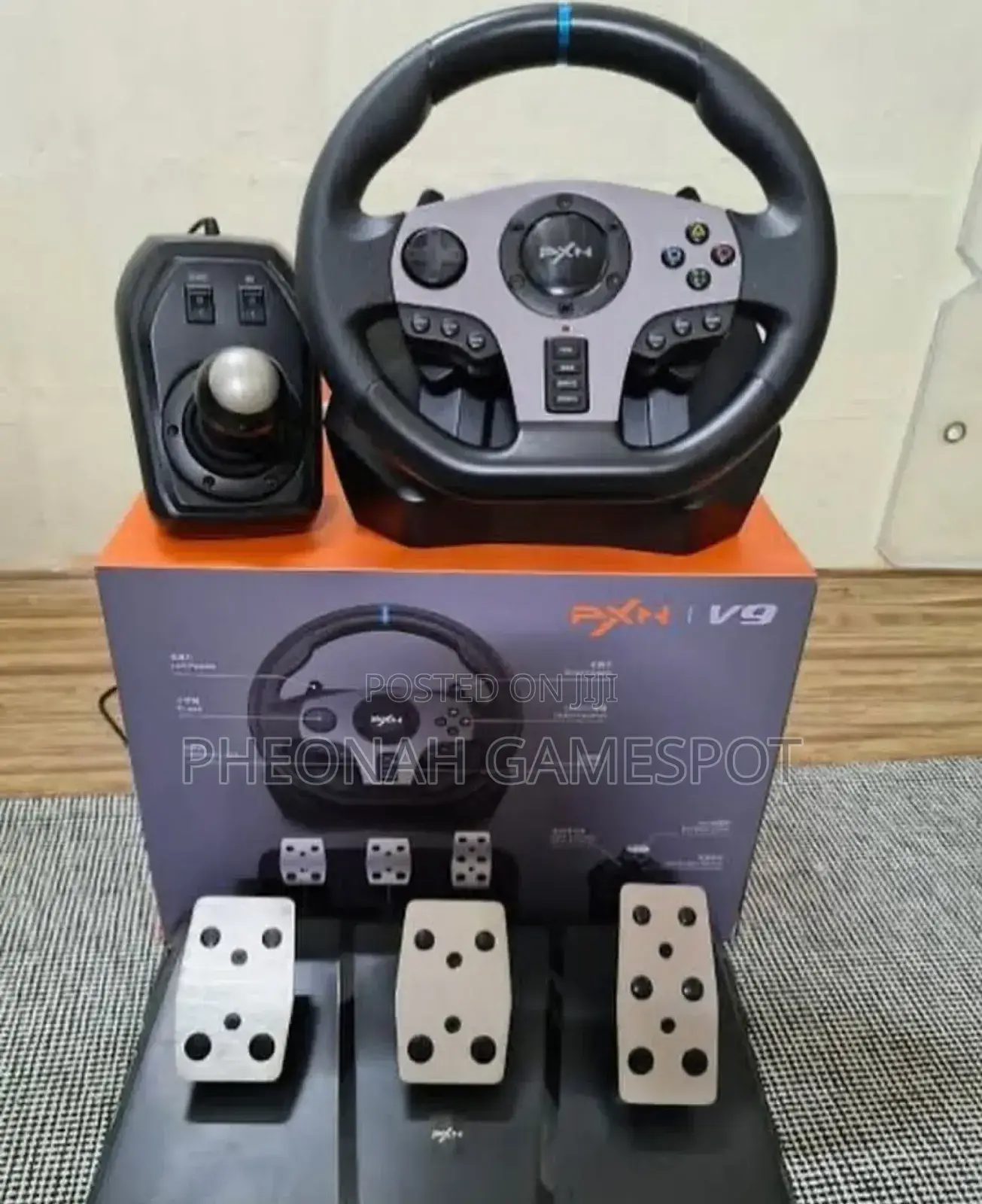 Racing Wheel For Ps3, Ps4 And Pc Pxn V3 Pro