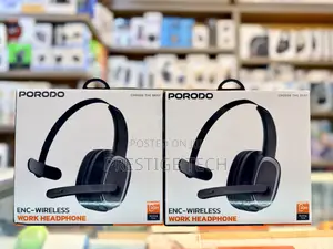 Porodo Enc Wireless Work Headphones With Dedicated Wired Mic