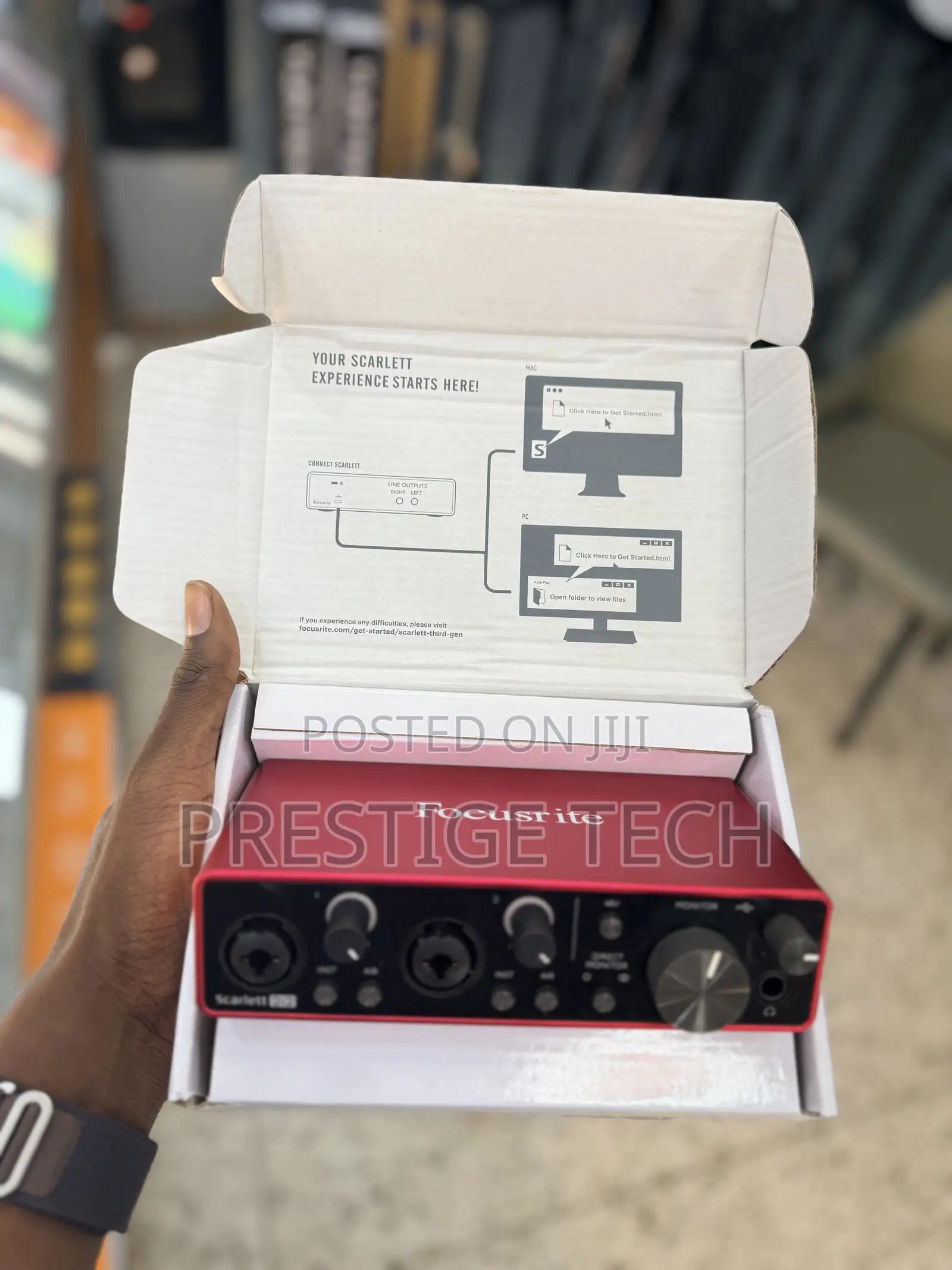 Focusrite Scarlett 2i2 3rd Gen Usb Audio Interface for Recording Etc