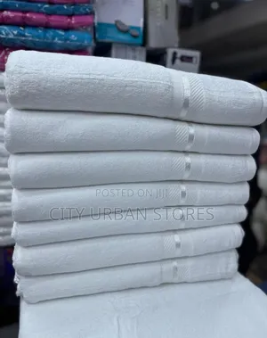 Pure Cotton White Towels