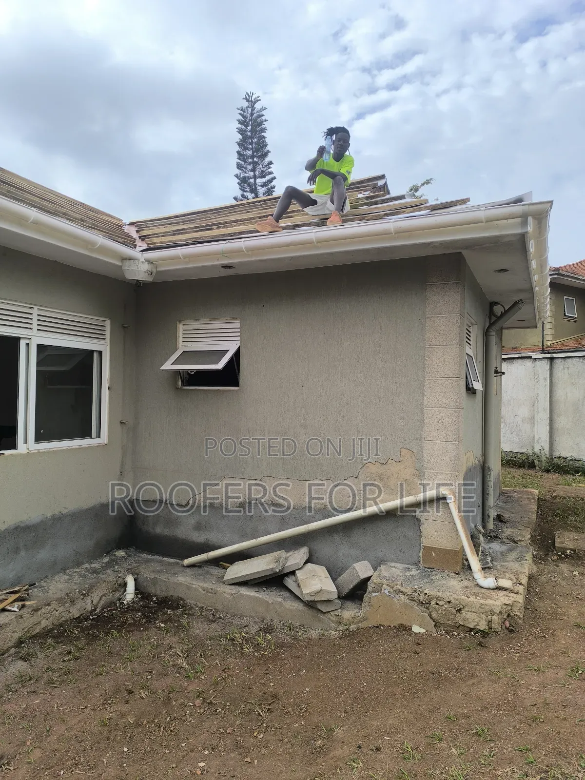 Roof Renovation Site Luzira