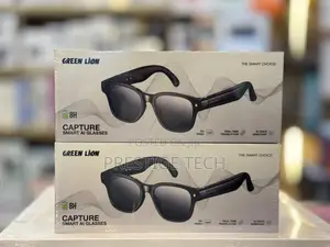 Green Lion Capture Smart Ai Glasses With Camera, Microphones & Speaker