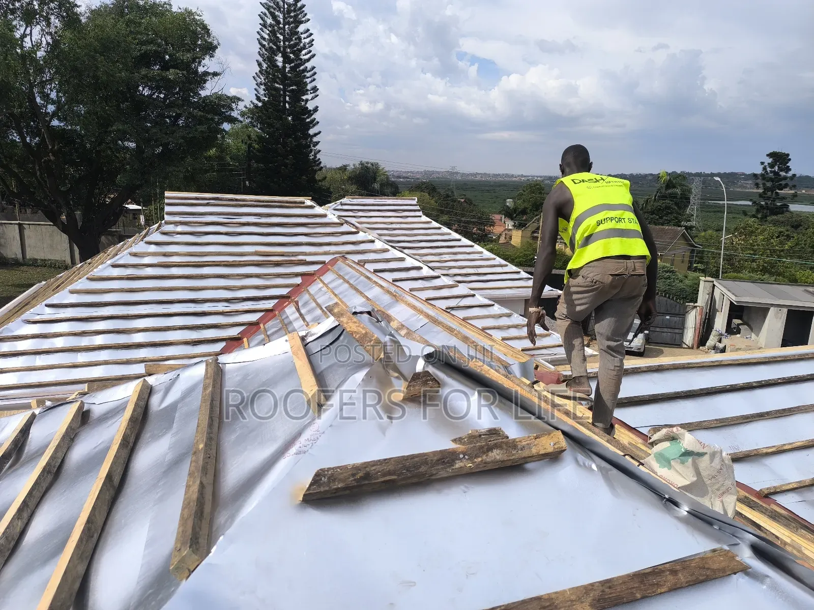 Roof Renovation Site Luzira