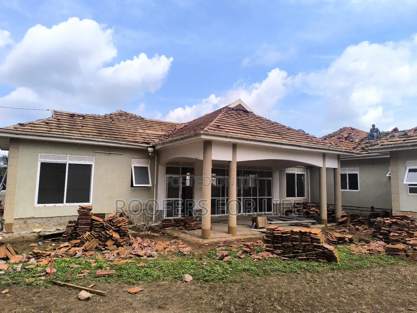 Roof Renovation Site Luzira