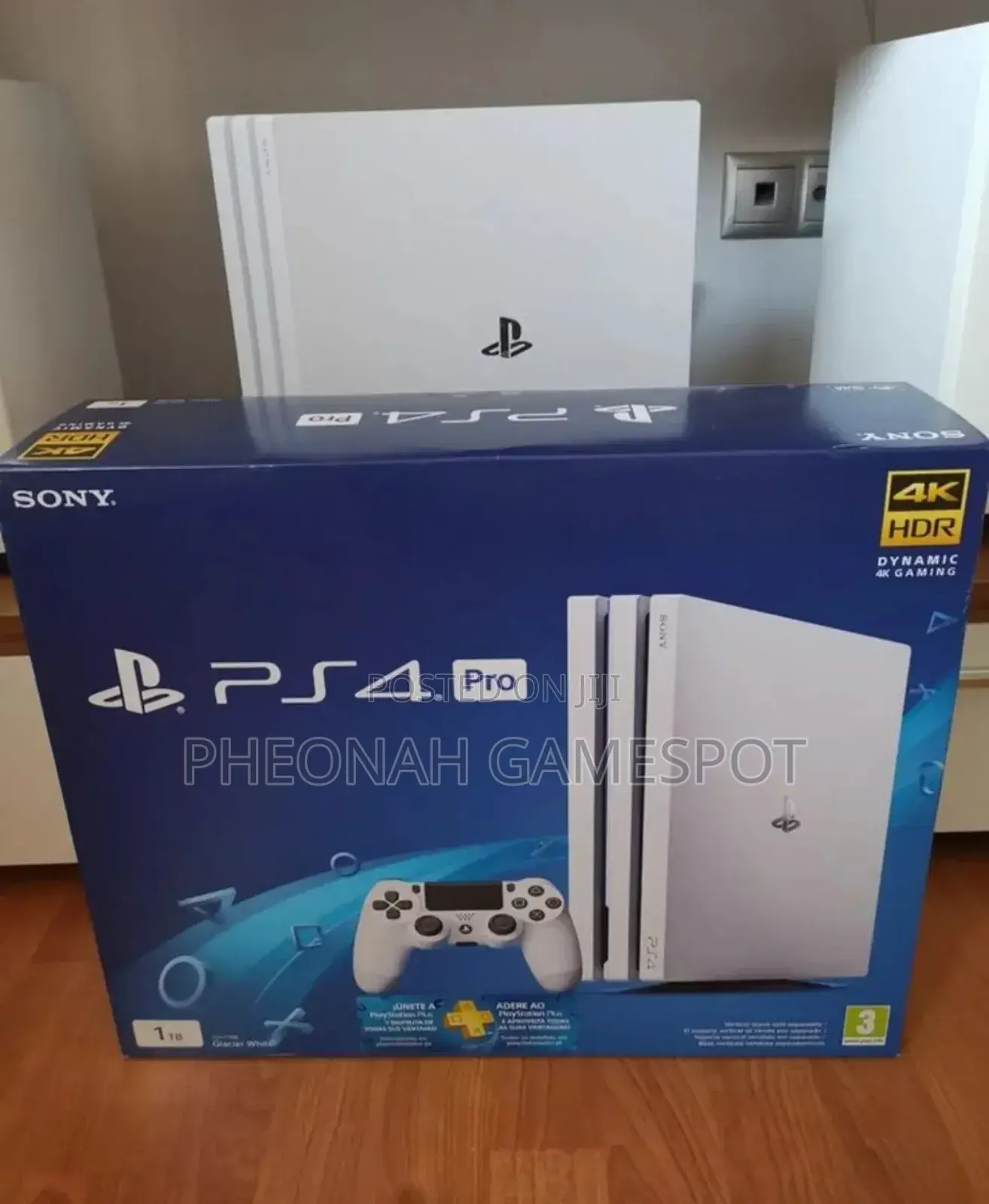 Sony Playstation 4 Pro. Ps4. Experience Gaming in Brilliant HDR and