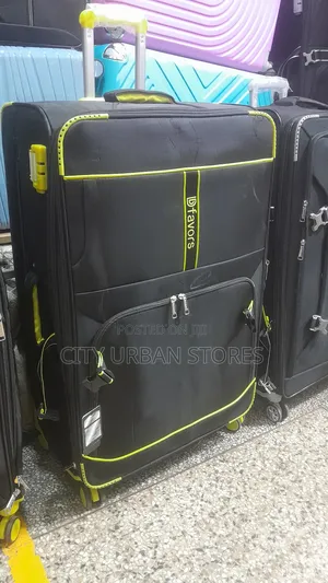 Black 4wheels Extra Large Suitcase