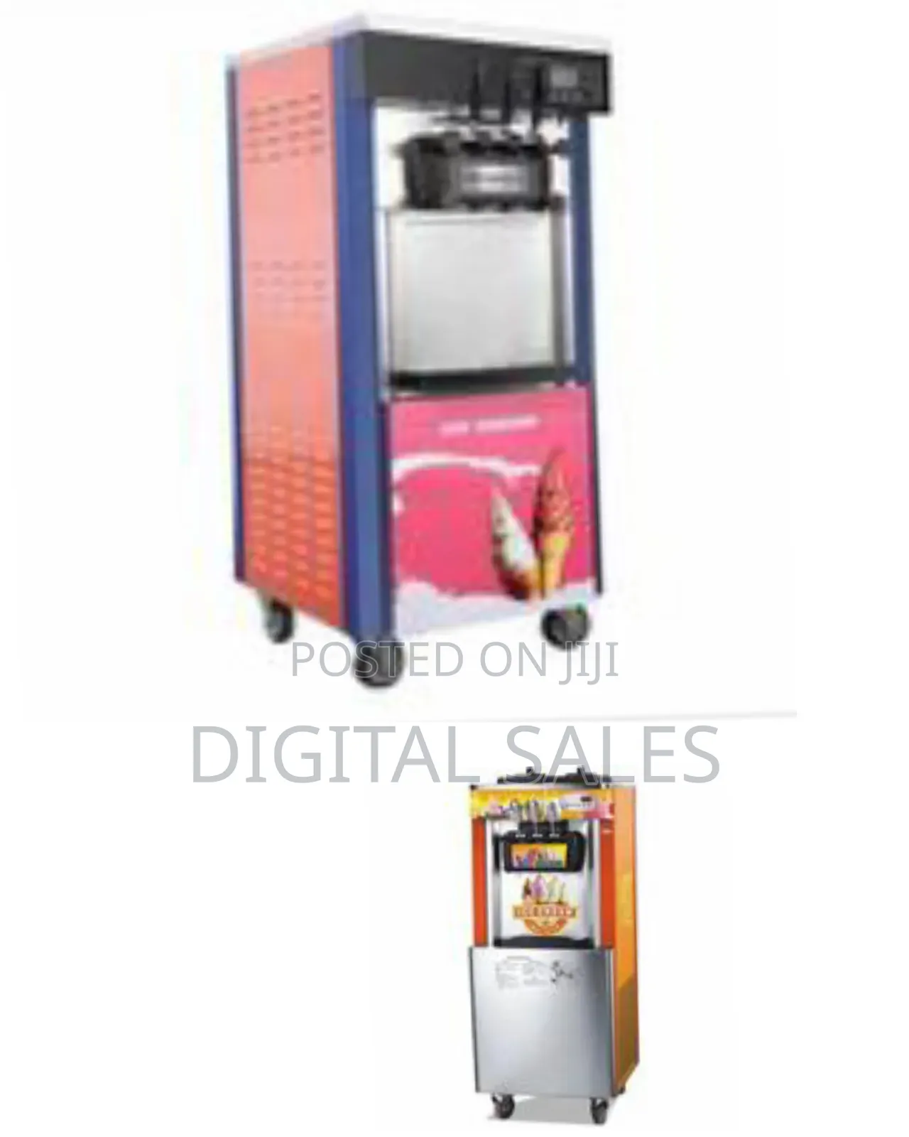 Commercial 3 Flavors Soft Serve Ice Cream Machine 20-30l Frozen Ice