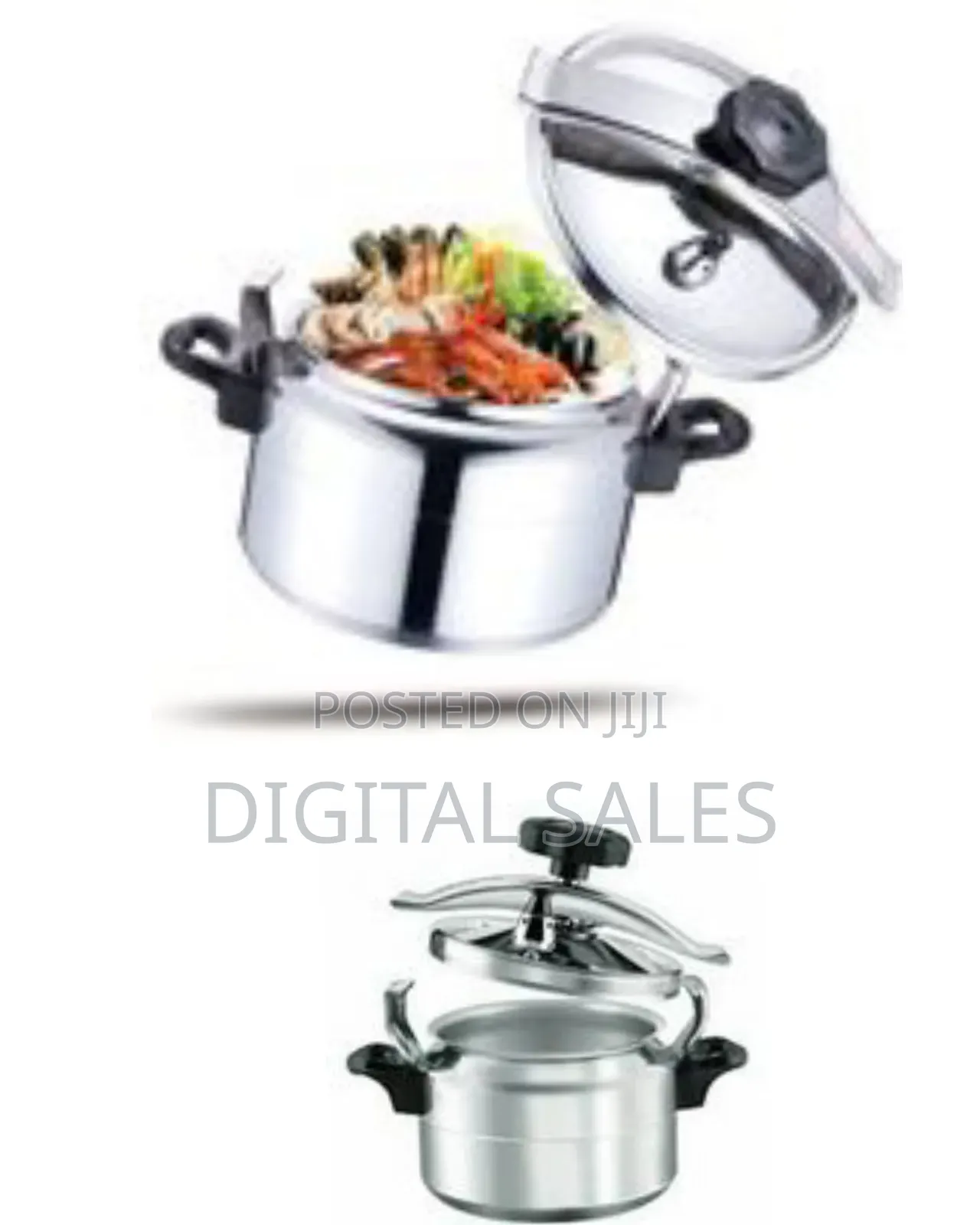 HTH 11l HTH Pressure Cooker - Silver