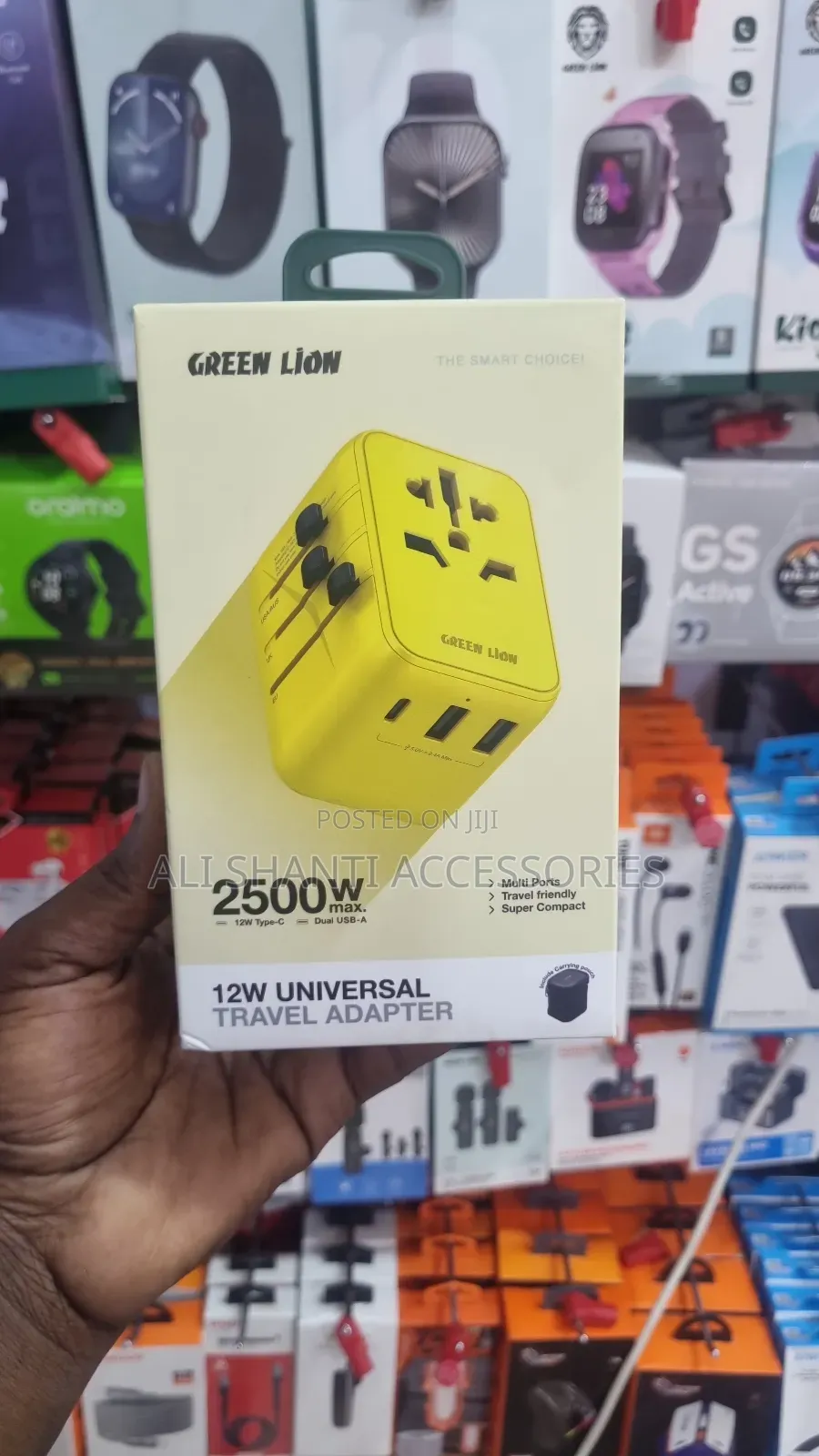 2500w Travel Adapter Greenlion/ Universal Travel Adapter 2500w Gan