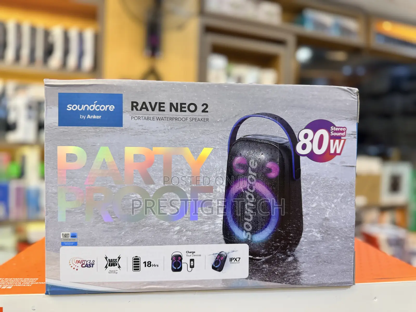 Anker Rave Neo 2 80w Portable Speaker
