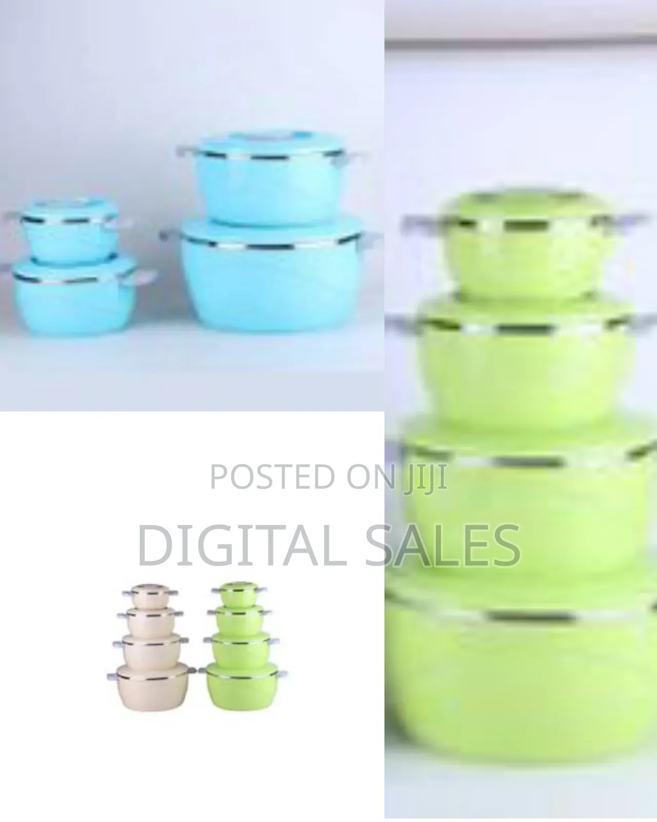 Stainless Steel Insulated Casserole Food Warmer Cooler Server Hot Pot