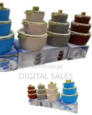 3 Piece of 1.8l+3.5l+6l Thermal Hot Pot Containers for Party Home Use