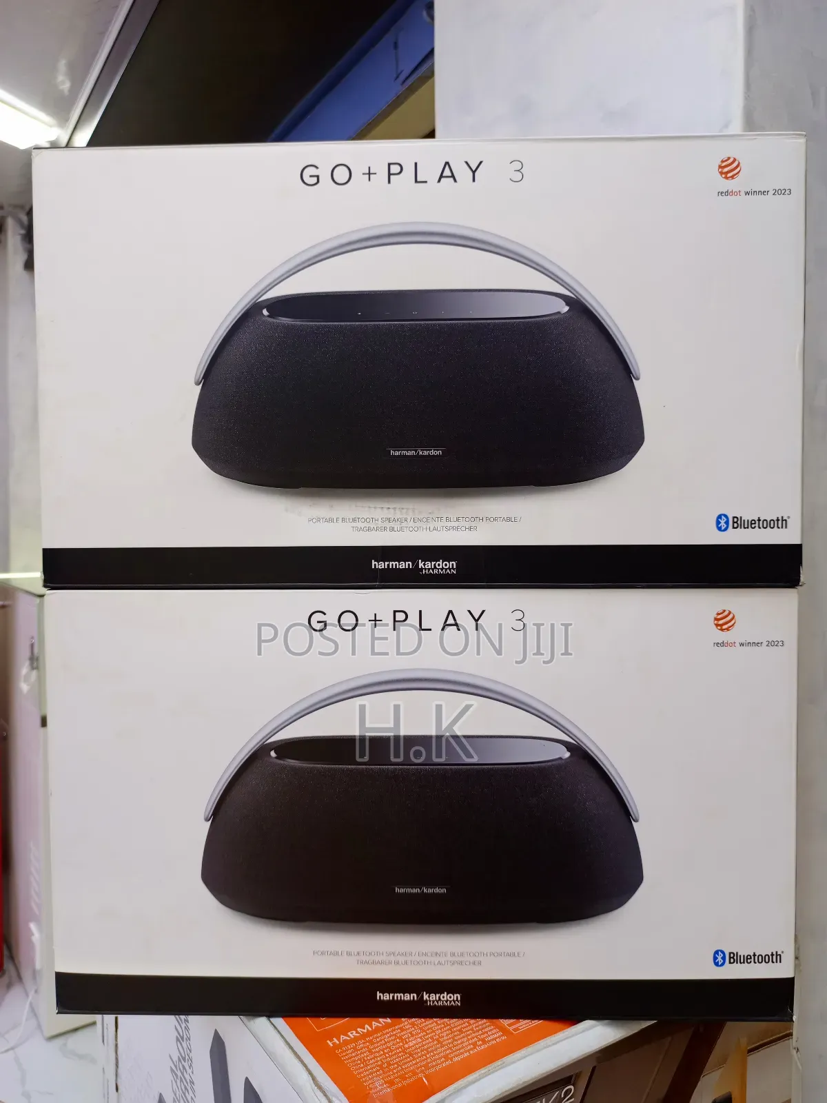 Harman Kardon Go + Play 3 Portable Bluetooth Speaker.