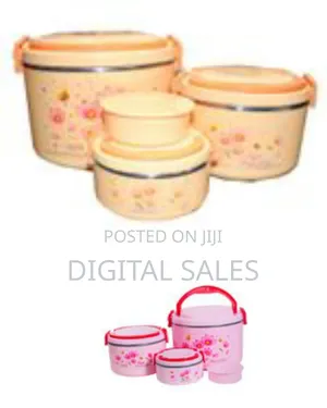 4 In 1 Inner Stainless Steel Double Wall Insulated Food Flask Warmer