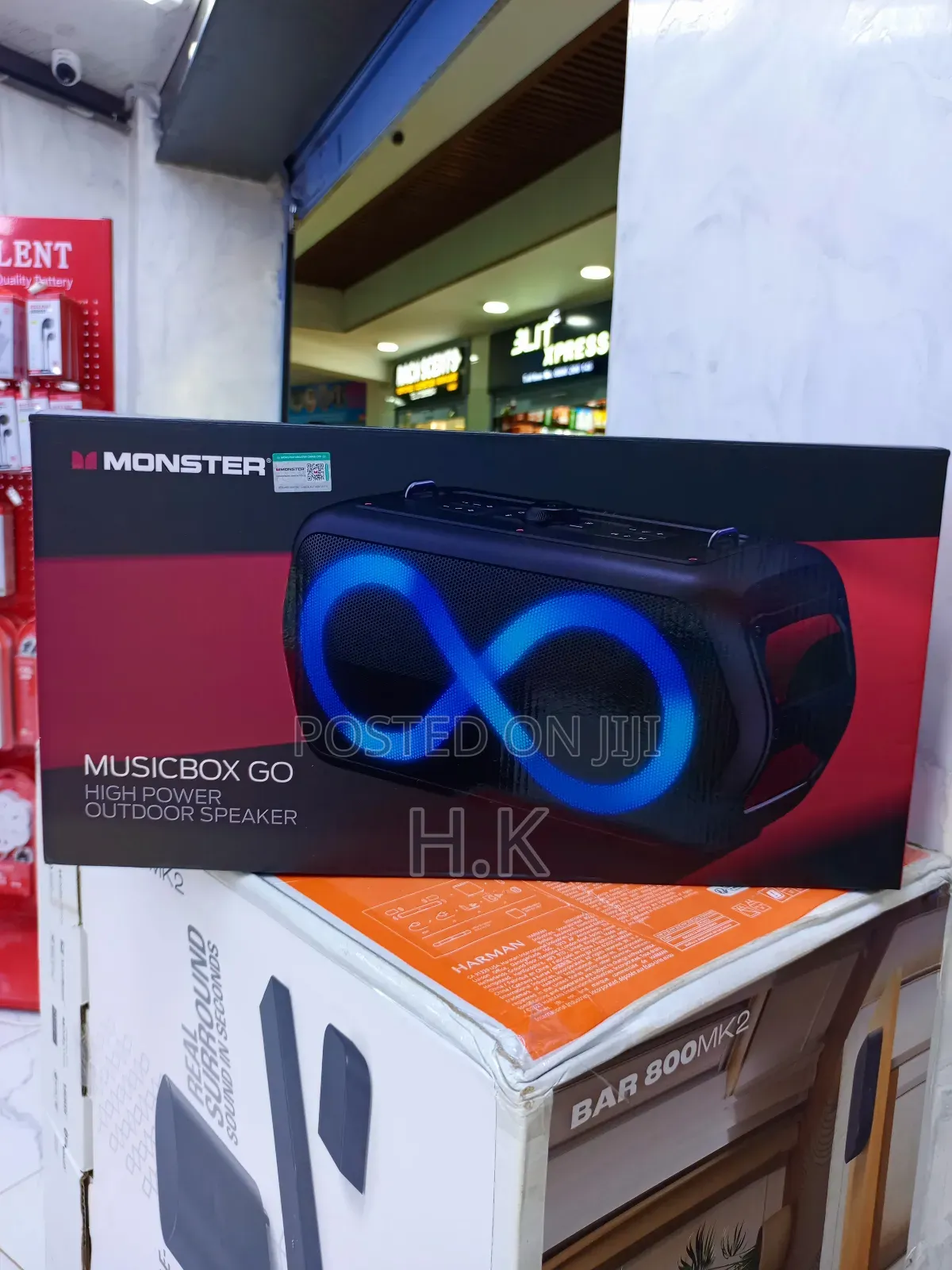 Monster Musicbox Go High Power Outdoor Speaker.
