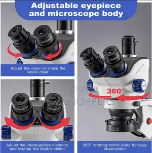 Kaisi Tx-350e Microscope 7x-50x Magnificatio Lab Stereo Zoom