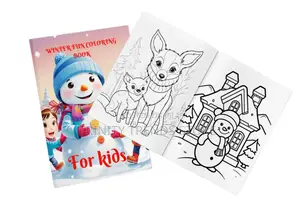 Winter Fun Coloring Book for Kids