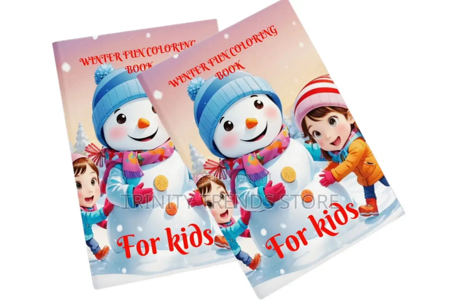 Winter Fun Coloring Book for Kids