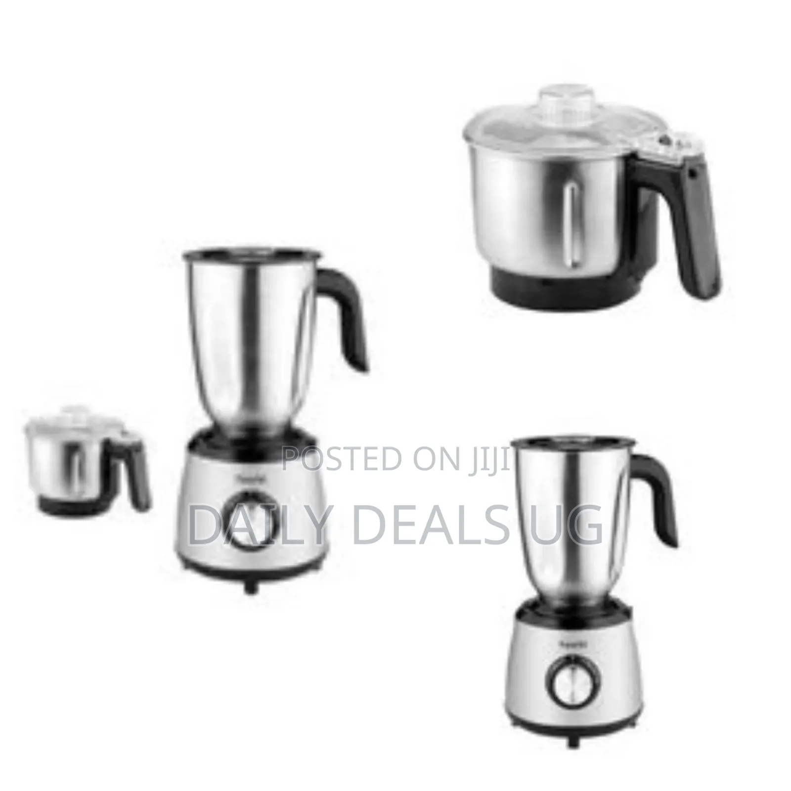 Saachi 2 Speed Control Blender,Grinder, 1.5litre-Silver