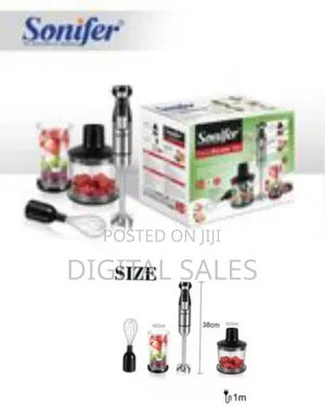 Sonifer Sf-8081 Professional Home Stainless Steel Fast Electric 3 in 1