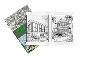 House Coloring Book for Adults and Teens.