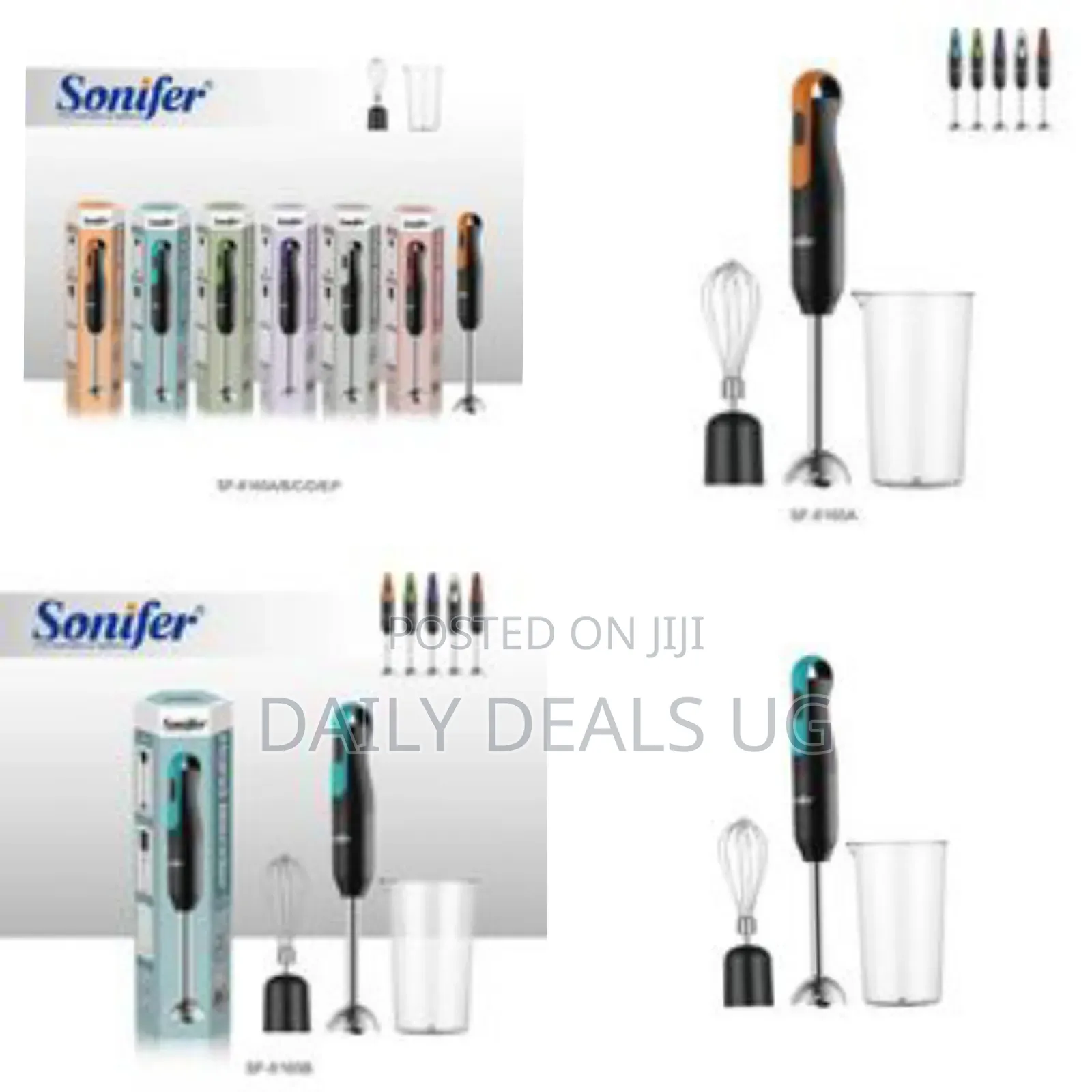 Sonifer 3in1 Promotional Household Stainless Steel Blade Hand Blender