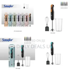 Sonifer 3in1 Promotional Household Stainless Steel Blade Hand Blender