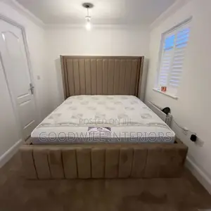 Coffee Brown Colored Bed