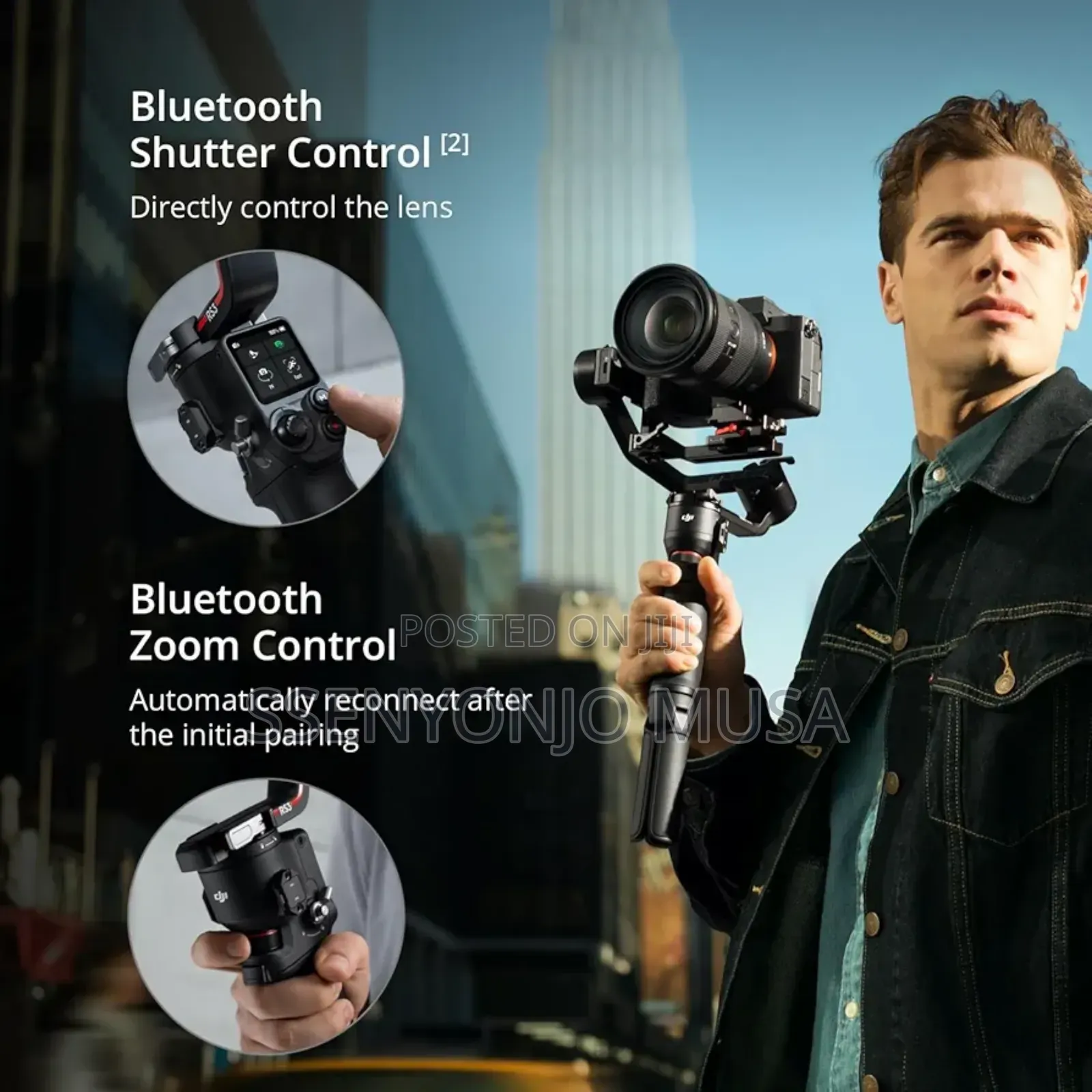 Dji Rs 3 Mini 3-Axis Gimbal Stabilizer for Cameras
