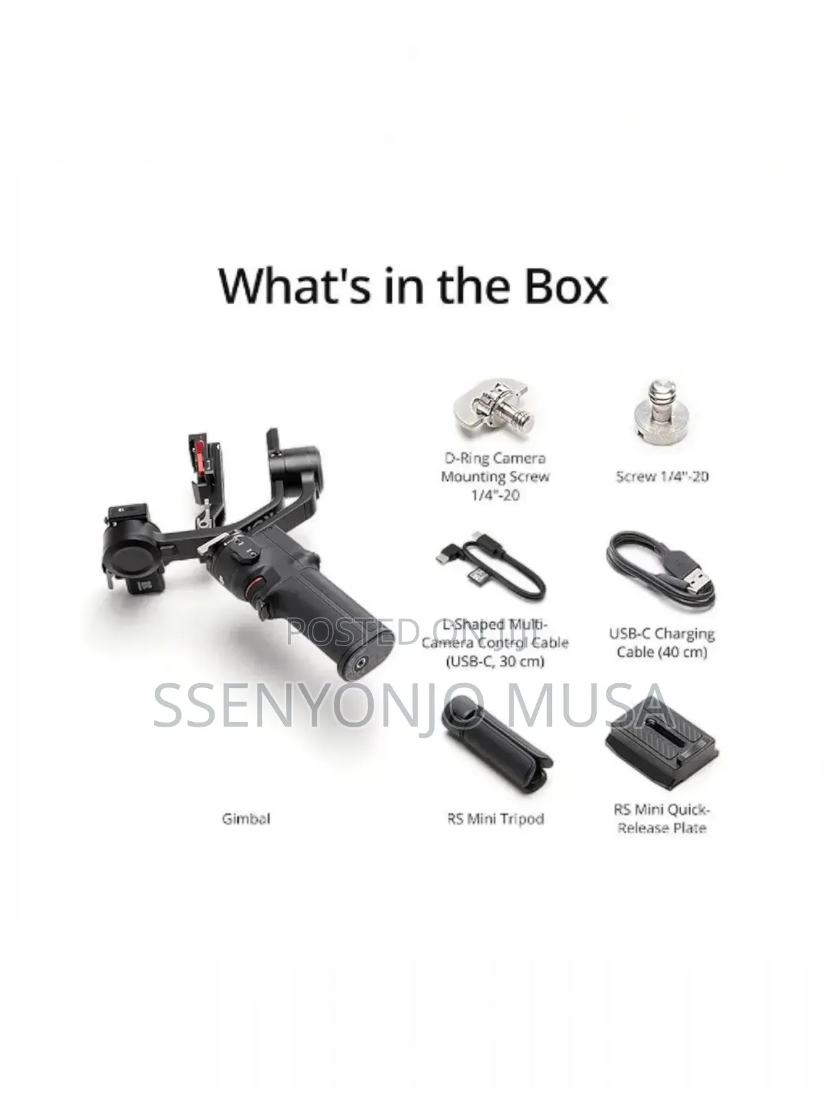 Dji Rs 3 Mini 3-Axis Gimbal Stabilizer for Cameras