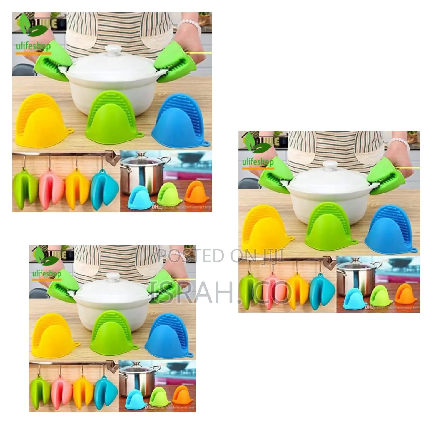 2piece Silicone Oven Mitts