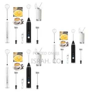 Rechargeable Electric Plastic Handle Mini Office Egg Beater