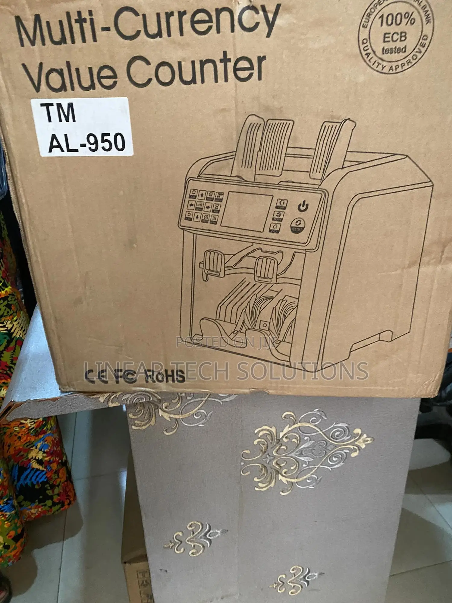 Crony Al-950 Multi Currency Mix Value Money Sorter Cash Counting Machi