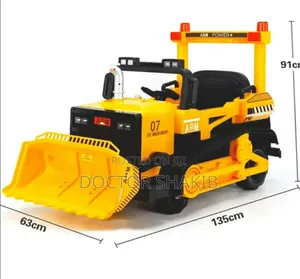 New Childrens 12v Battery Powered Sit-on Bulldozer With Scoop