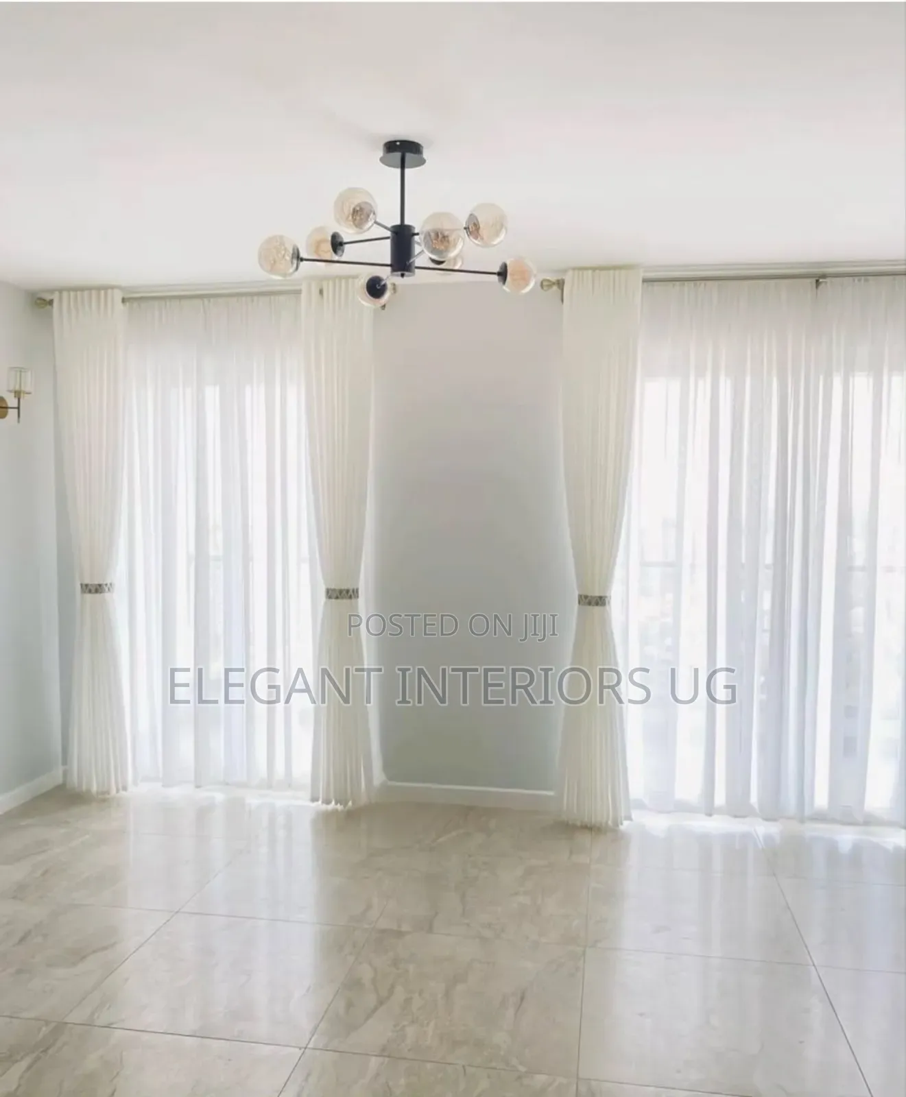 White Curtains in Quality Material Available in Stock