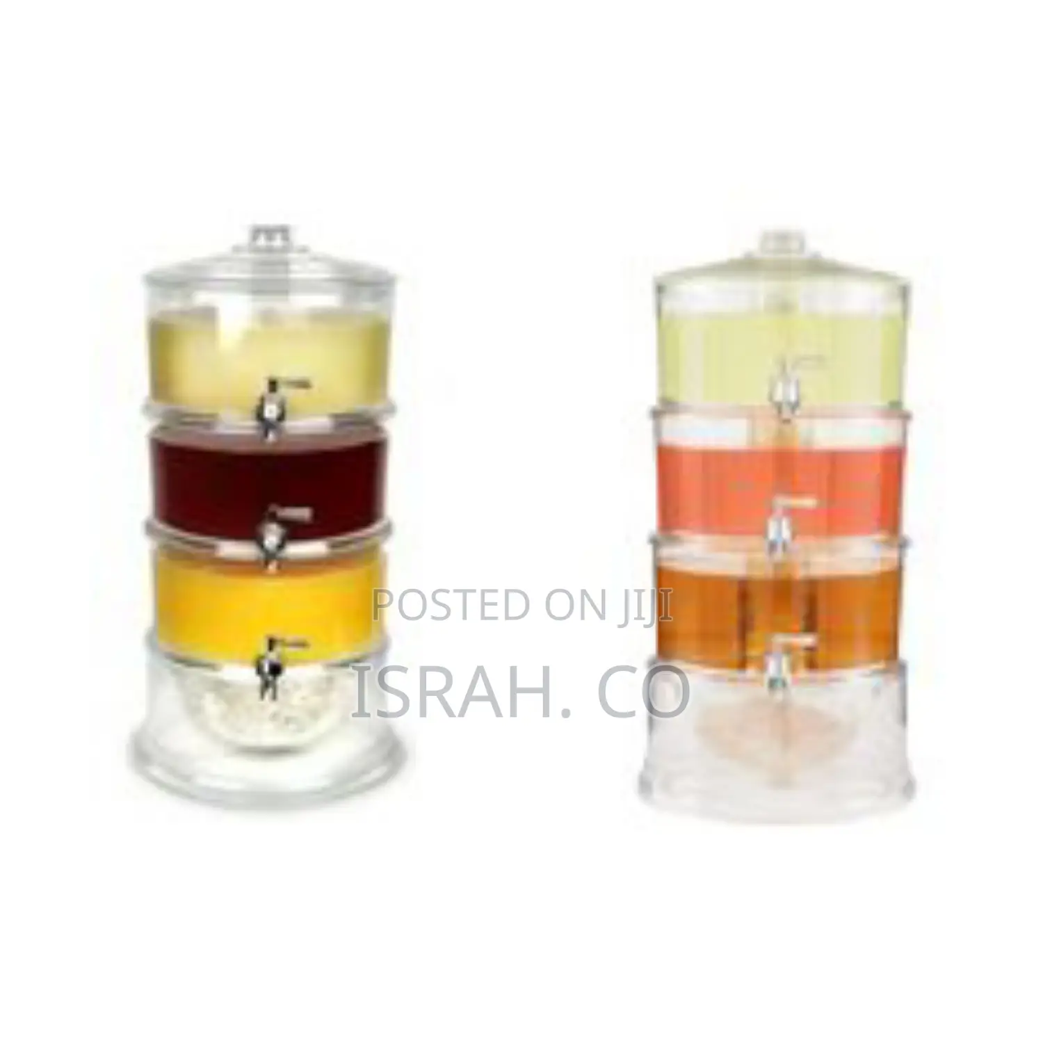Acrylic 3-Tier Water, Juice Drink Dispenser
