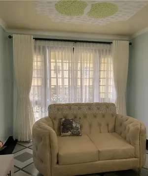 Elegant White Curtain Fabric