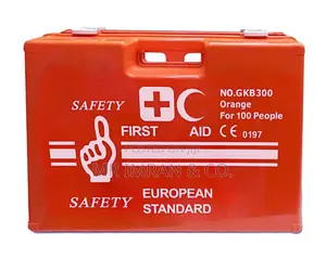 First Aid Kit 100 People Orange Box