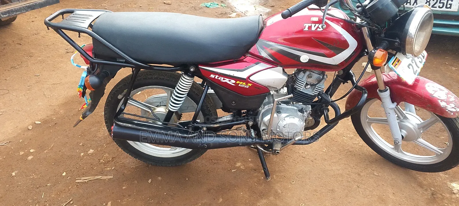 TVS HLX 125 2022 Red
