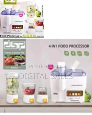 DSP 4 In1 Glass Food Processor,Extractor,Mixer