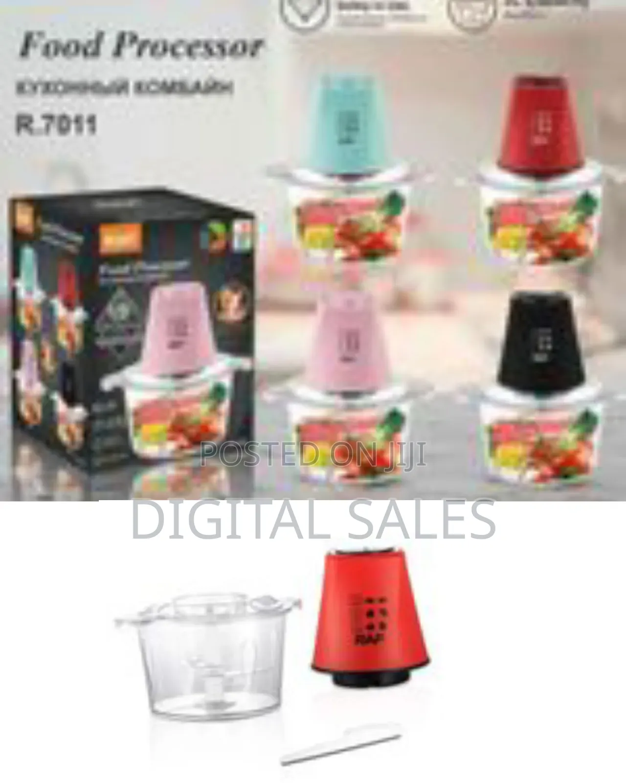 Raf 2 Litre Electric Meat Mincer Tomato Garlic Grinder Salad Mixers