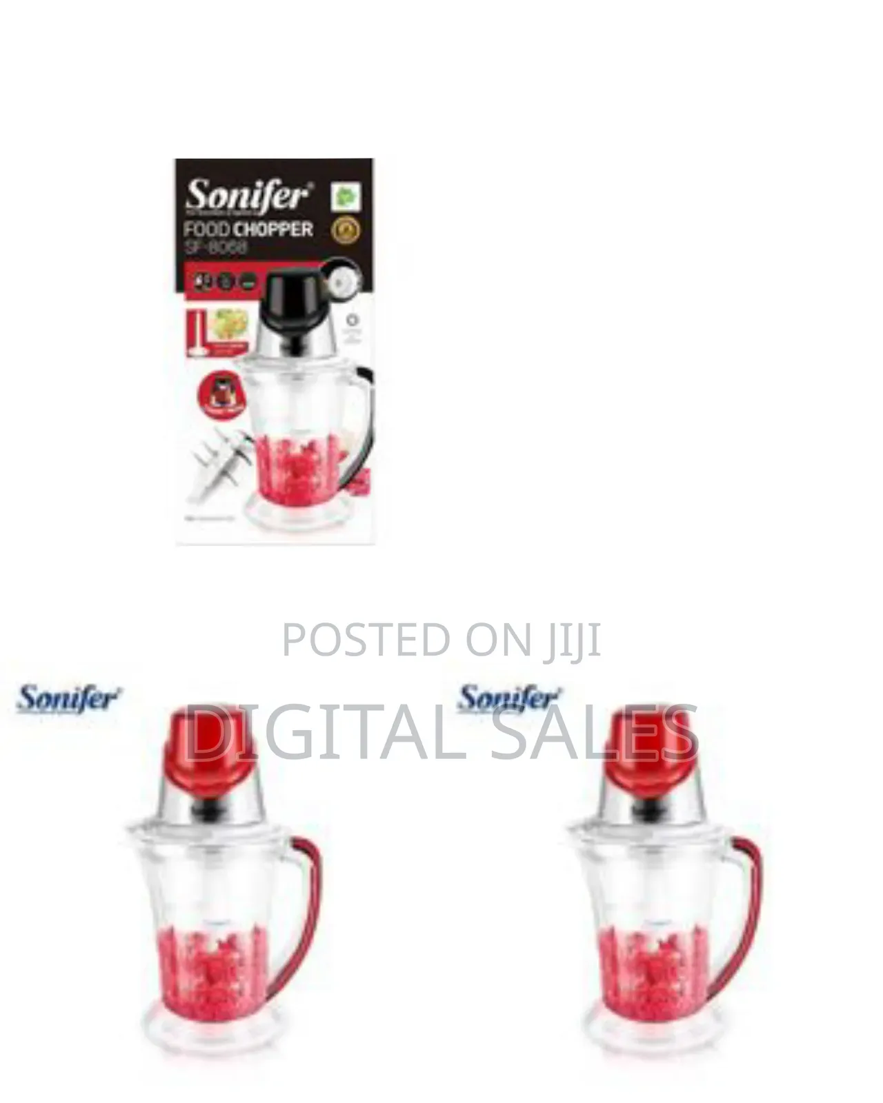 Sonifer 2 Litre Multifunctional Kitchen Machine Egg Whisker Onion