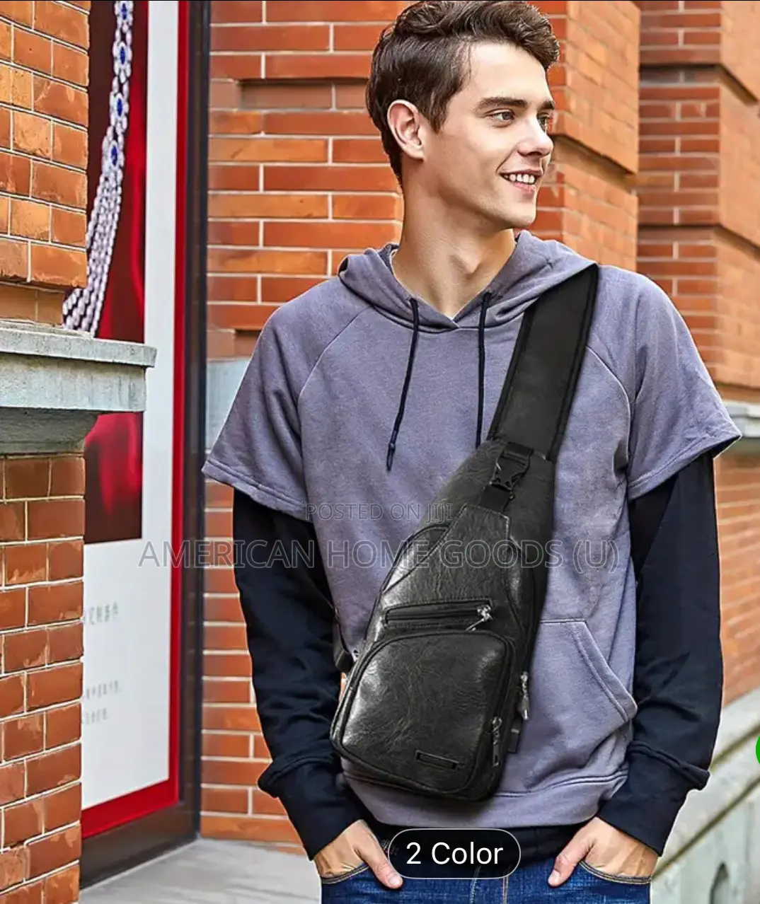Men's Sling Bag, Business Shoulder Backpacks Campus Travel Crossbody