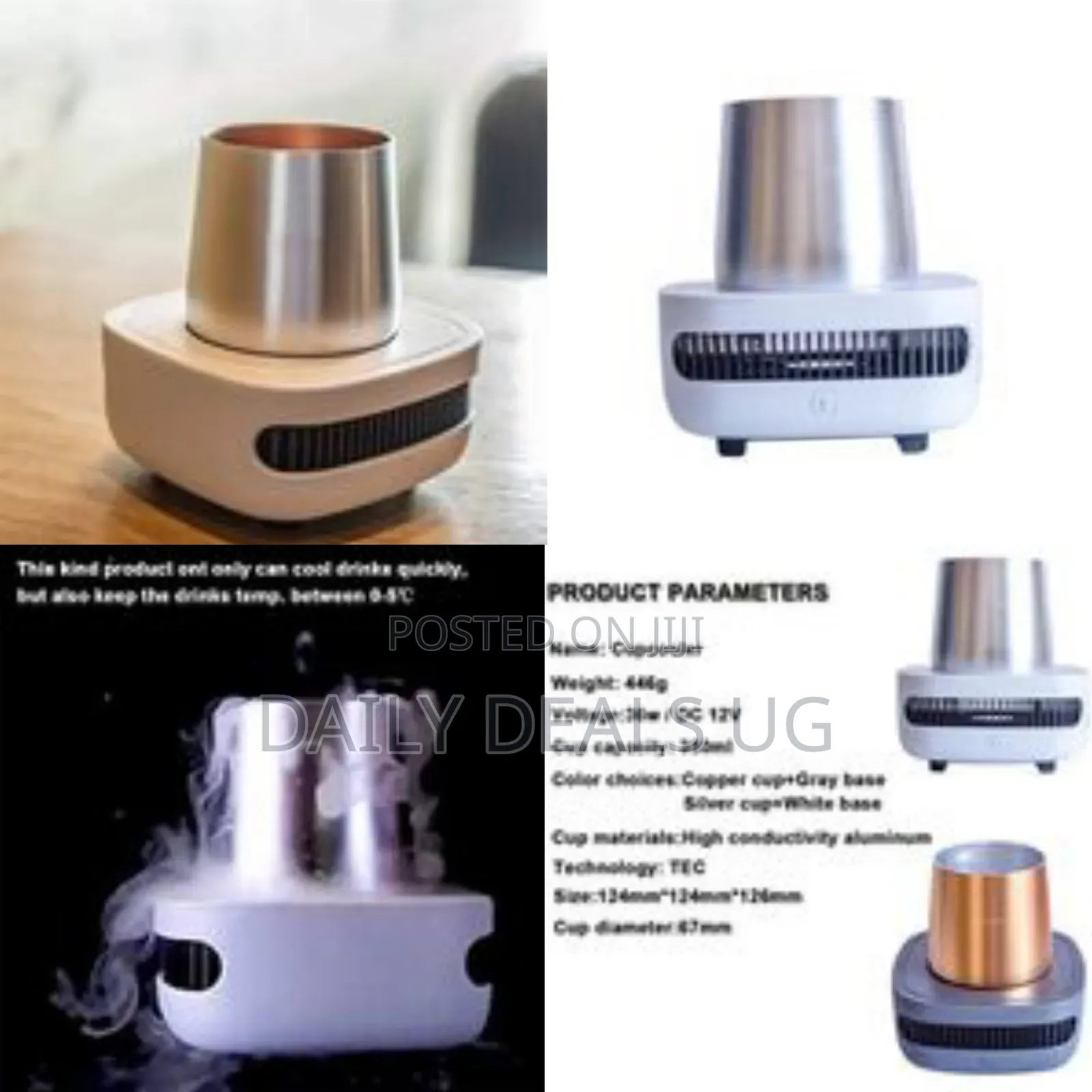 Instant Beverage Fast Heating Cup Cooler Smart Holder Usb Refrigerator