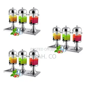 24 Litre, Triple Tank Water Jug, Juice Dispenser Can