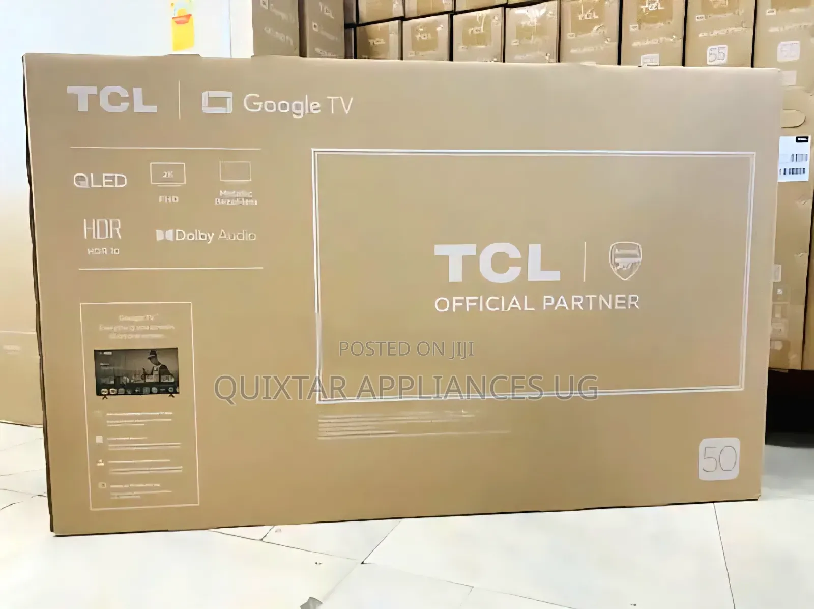 TCL 50" Qled HDR Smart Google Tv | Bluetooth | Free to Air Channels