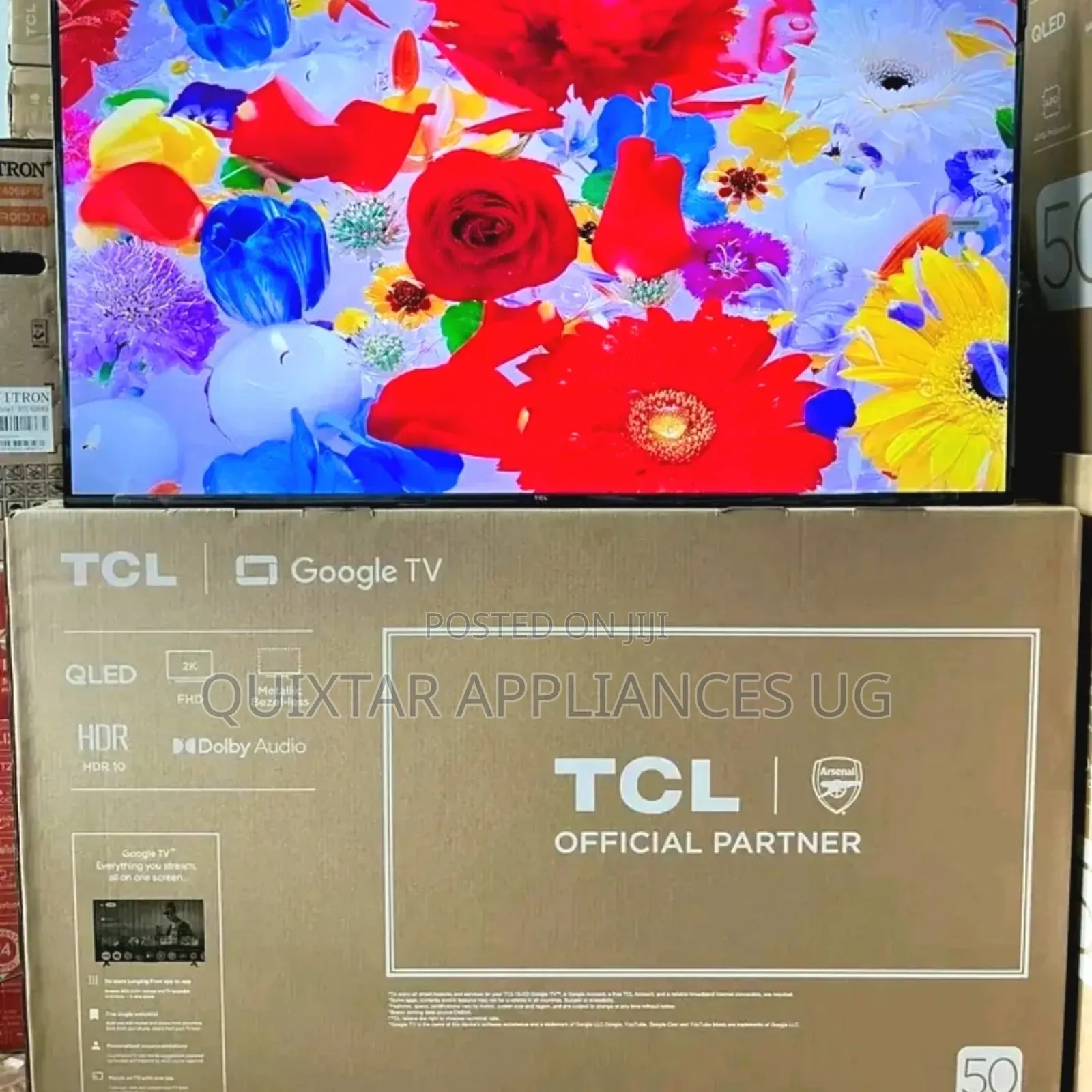 TCL 50" Qled HDR Smart Google Tv | Bluetooth | Free to Air Channels